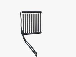 Tractor Oil Cooler Model 3D