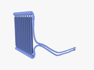 Tractor Oil Cooler Model 3D
