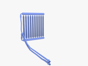 Tractor Oil Cooler Model 3D