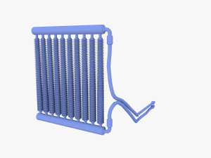 Tractor Oil Cooler Model 3D