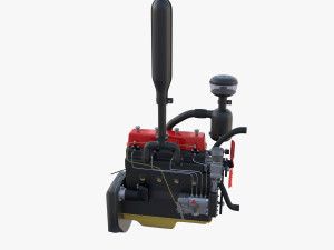 Tractor Engine Modelo 3D