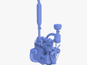 Tractor Engine Modelo 3D