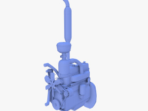 Tractor Engine Modelo 3D