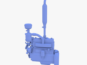 Tractor Engine Modelo 3D