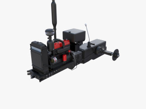 Tractor Drivetrain 3D Модель