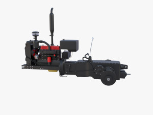 Tractor Drivetrain 3D Модель