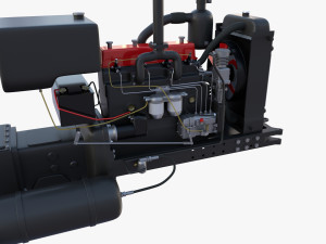 Tractor Drivetrain 3D Модель