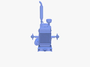 Transmisi&oacute;n del tractor Modelo 3D