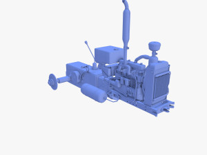 Tractor Drivetrain 3D Модель