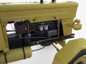 Generic Tractor v1 3D Model