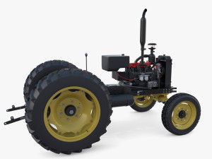 Generic Tractor v1 3D 모델