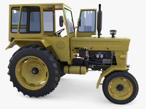 Generic Tractor v1 3D Model