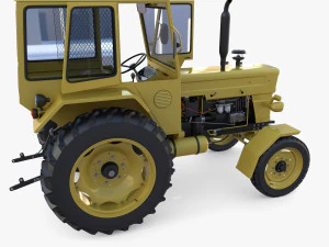 Generic Tractor v1 3D Model