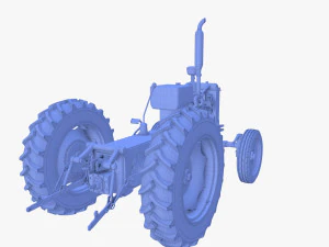 Generic Tractor v1 3D Model
