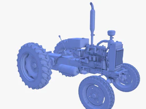 Generic Tractor v1 3D Model