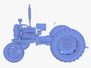 Generic Tractor v1 3D Model