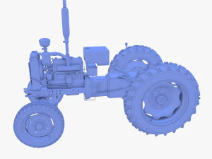 Generic Tractor v1 3D Model