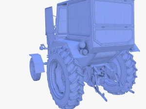 Generic Tractor v1 3D Model