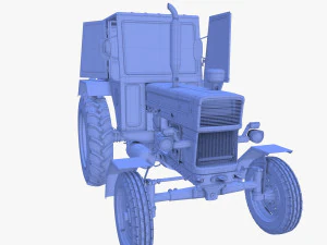 Generic Tractor v1 3D Model