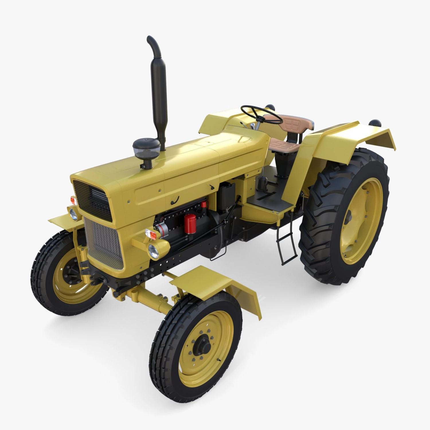 Trattore generico v2 Modello 3D .c4d .max .obj .3ds .fbx .stl .blend 