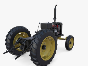 Generic Tractor v2 3D-Modell