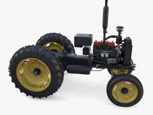 Trattore generico v2 Modello 3D