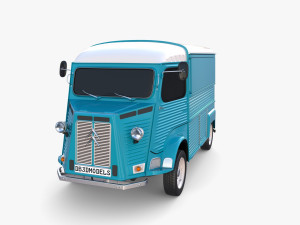Citroen HY Blue 3D Model