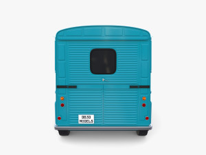 Citroen HY Blue 3D Model