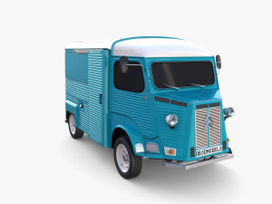 Citroen HY Blue 3D Model
