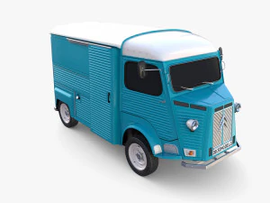 Citroen HY Blue 3D Model