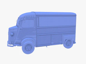 Citroen HY Blue 3D Model