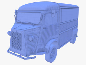 Citroen HY Blue 3D Model