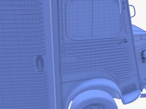 Citroen HY Blue 3D Model