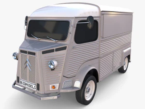 Citroen HY Grigio Modello 3D