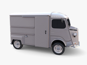 Citroen HY Gray 3Dモデル