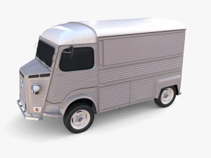 Citroen HY Gray 3D Model
