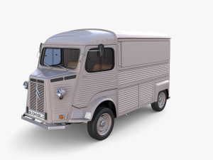 Citroen HY Gray with interior 3Dモデル