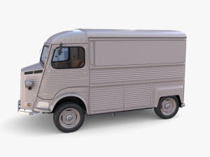 Citroen HY Gray with interior 3Dモデル