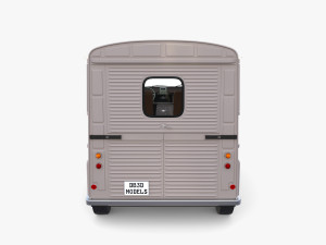 Citroen HY Gray with interior 3Dモデル