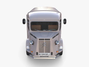 Citroen HY Gray with interior 3Dモデル