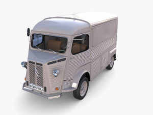 Citroen HY Gray with interior 3Dモデル
