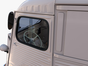Citroen HY Gray with interior 3Dモデル