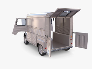 Citroen HY Gray with interior 3Dモデル