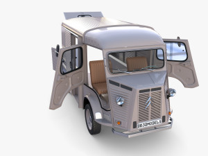 Citroen HY Gray with interior 3Dモデル