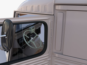 Citroen HY Gray with interior 3Dモデル