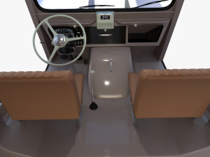 Citroen HY Gray with interior 3Dモデル