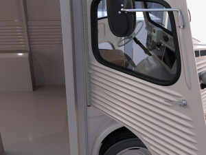 Citroen HY Gray with interior 3Dモデル