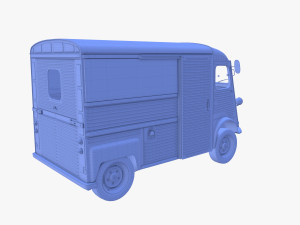 Citroen HY Gray with interior 3Dモデル
