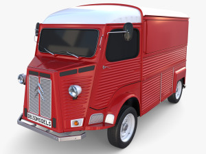 Citroen HY Red 3D Model