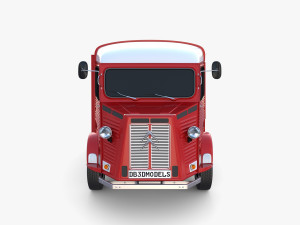 Citroen HY Red 3D 모델
